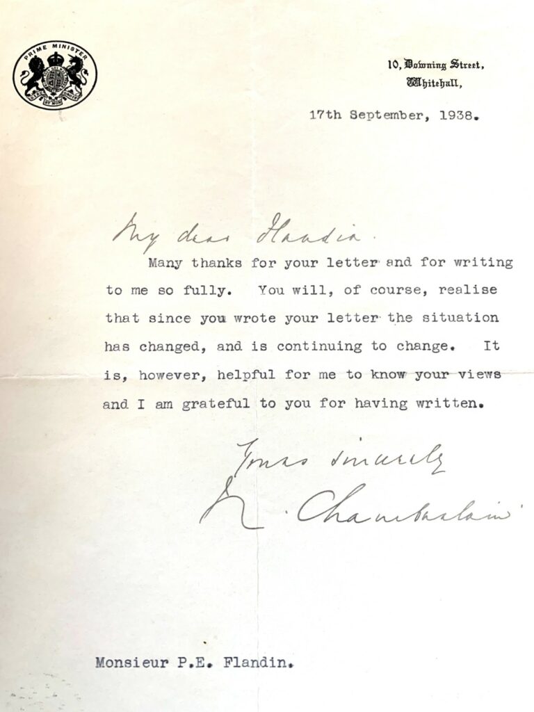 Lettre de Churchill